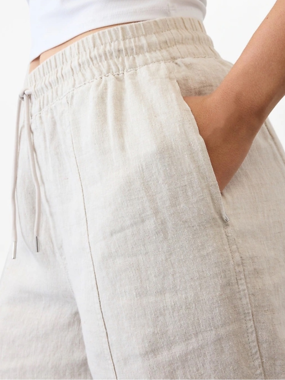 Athleta retreat Linen Drawstring Pants